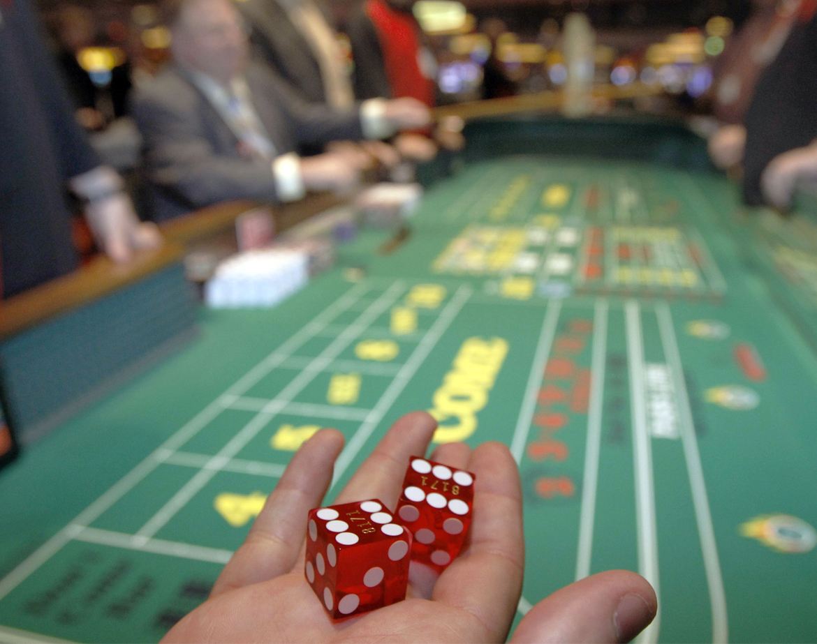 Craps spelen in een casino