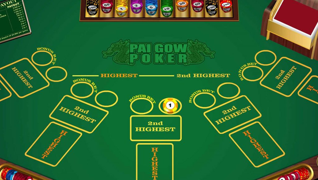 Pai Gow Poker tafel