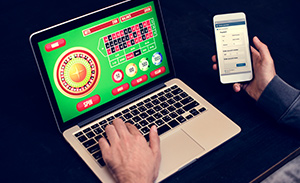 Online gokken laptop